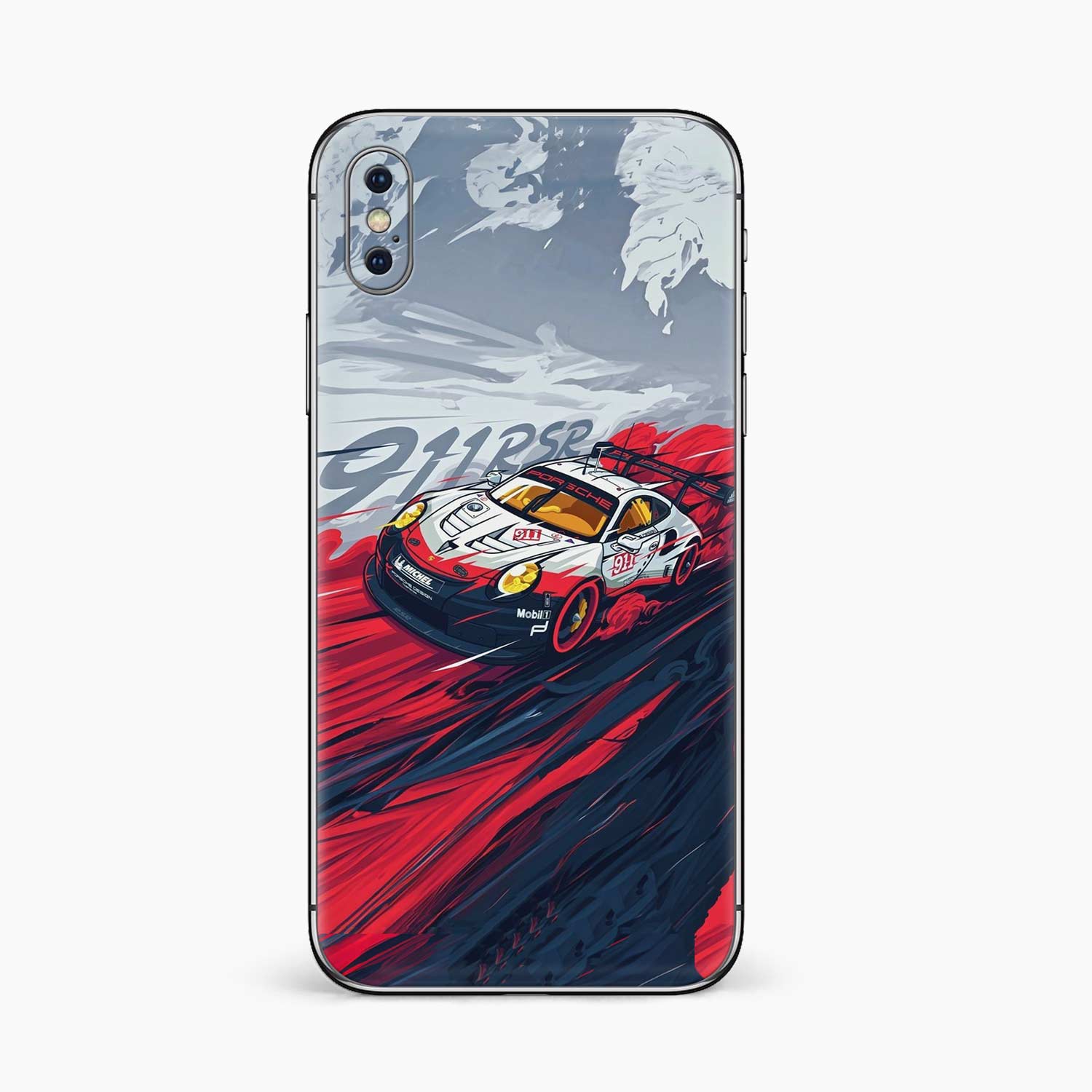 Buy Red Sports Car iPhone XS Max Skin Wrap at Rs.249 Only