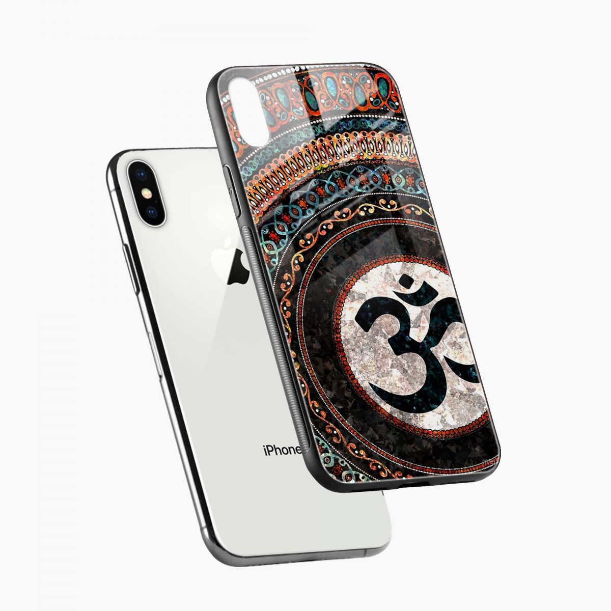 om culture diagonal view apple iphone x xs max back cover 1