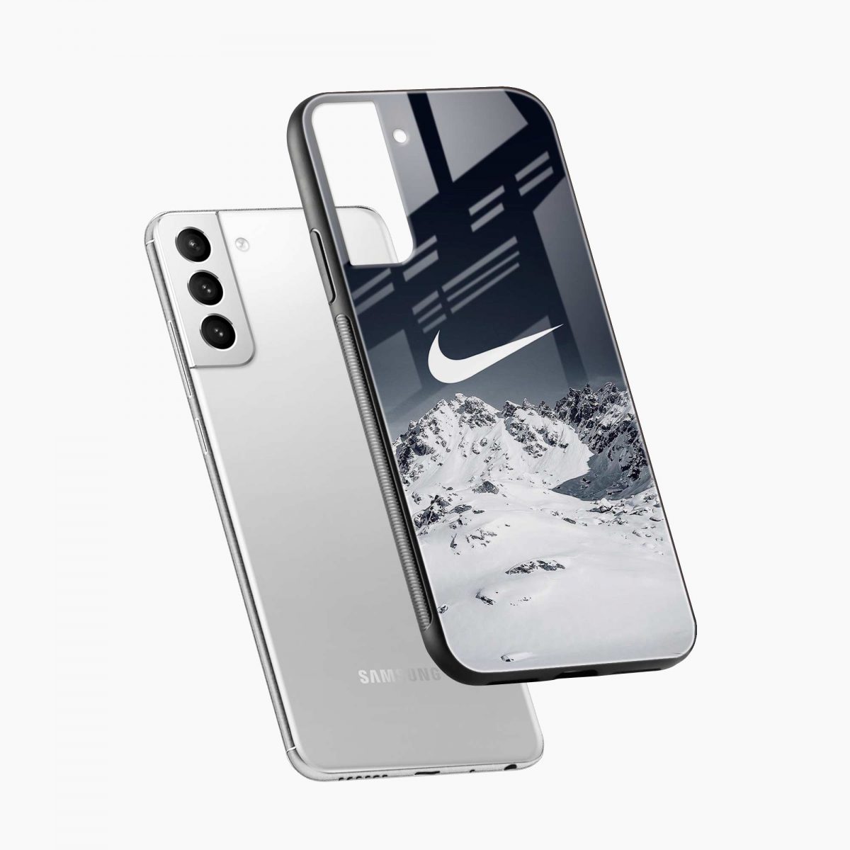 nike mountains diagonal view samsung s21 plug back cover