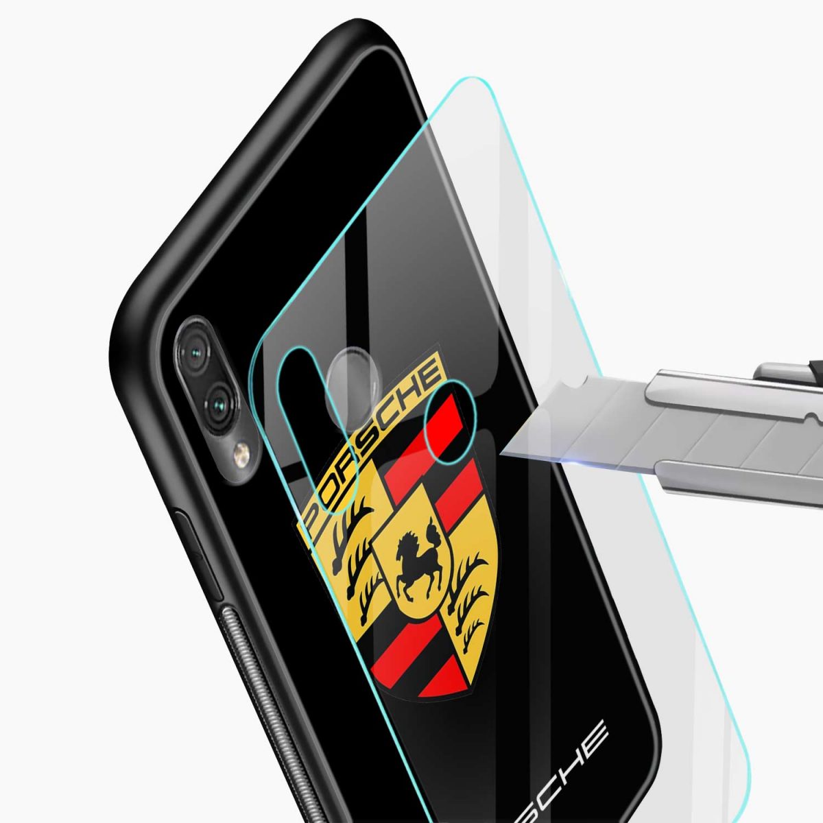 prosche glass view redmi note7 back cover