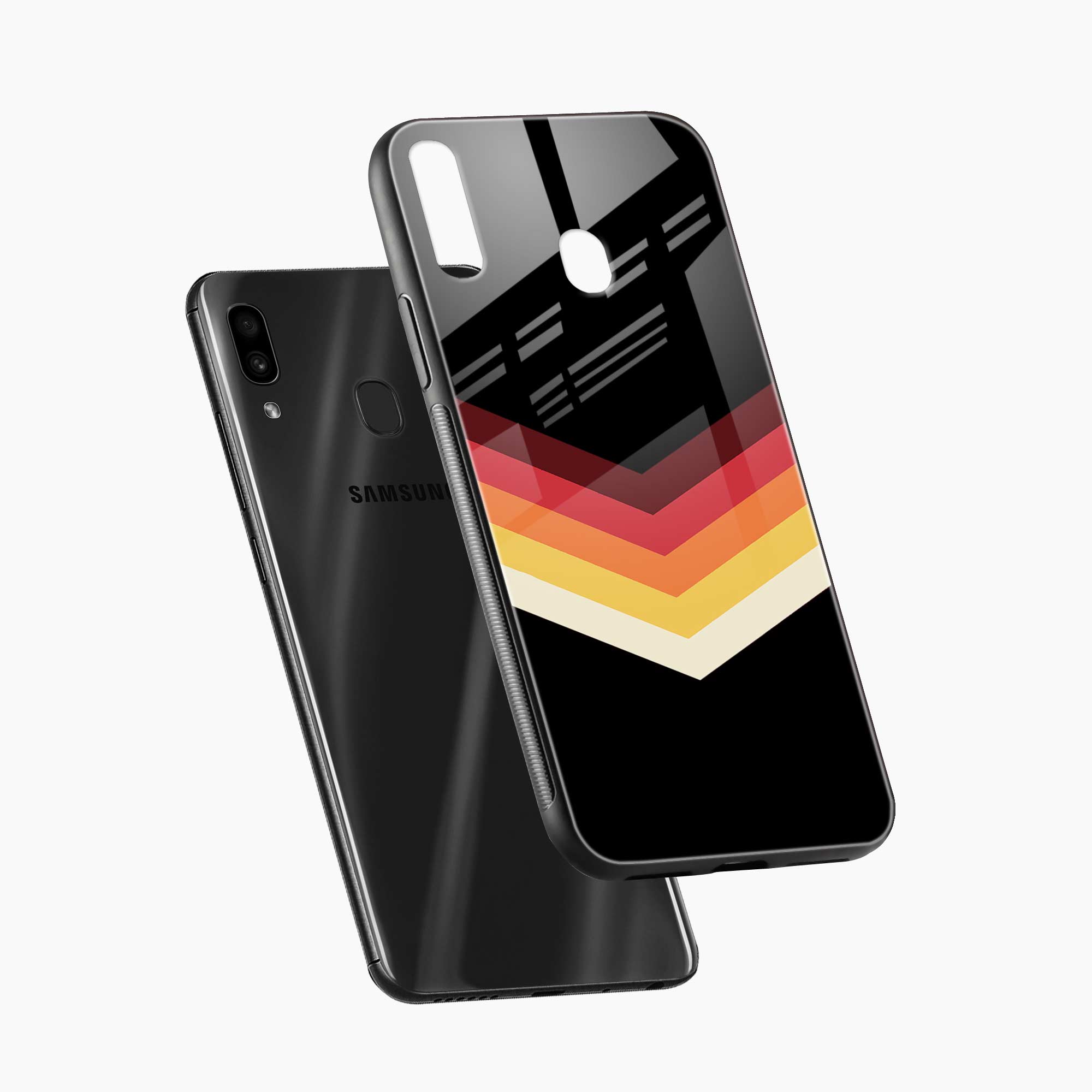 Sirphire Rewind Strips Pattern Samsung A30 Case