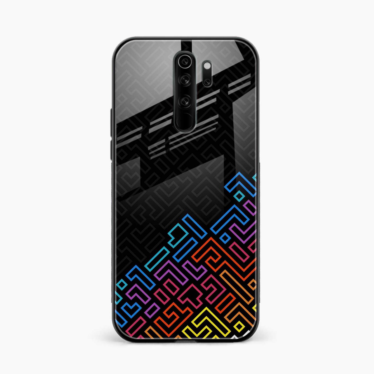 black maze redmi note 8 pro back cover front view 1