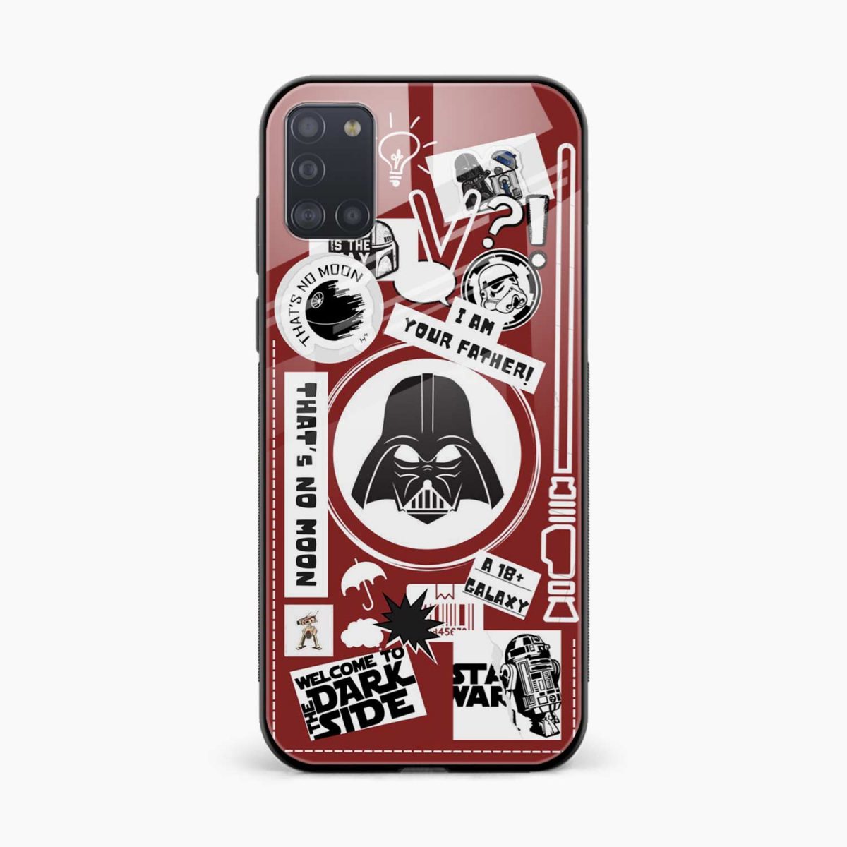 star wars samsung a31 back cover front view 1