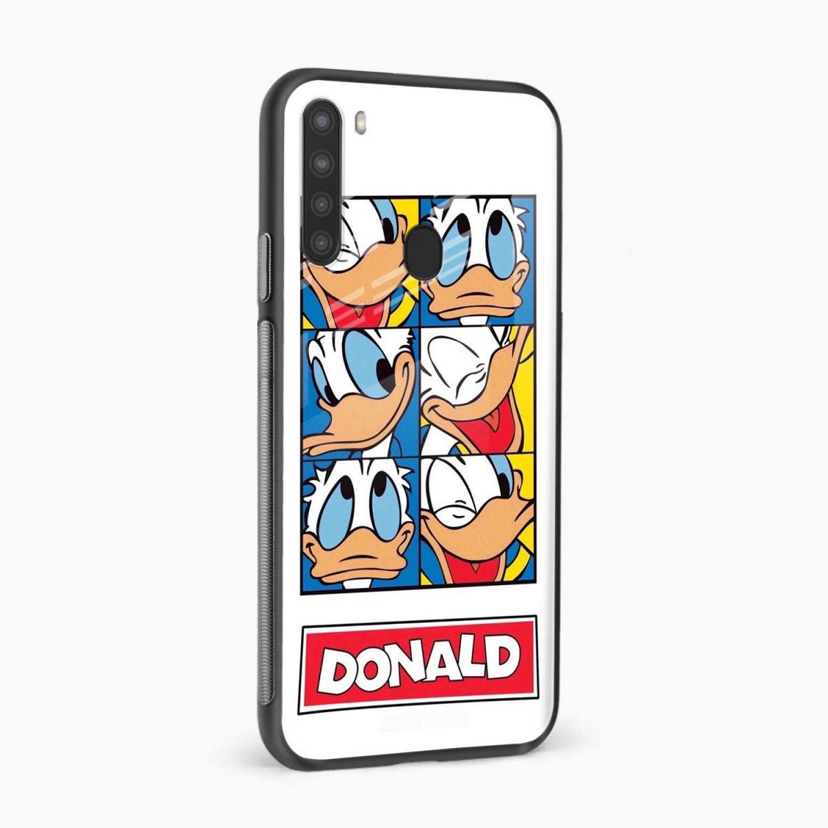 donald duck samsung a21 back cover side view