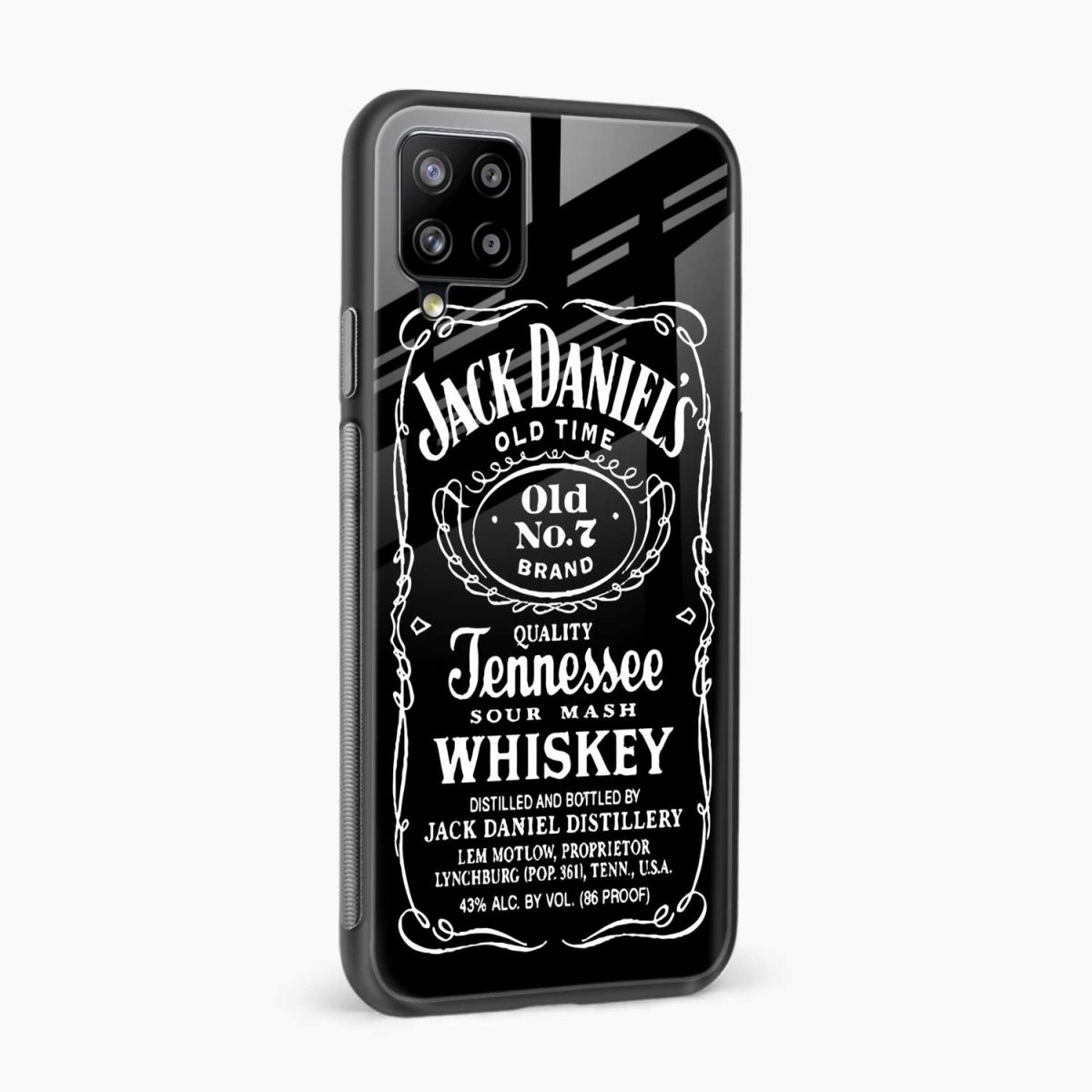 jack daniels samsung a22 4g back cover side view