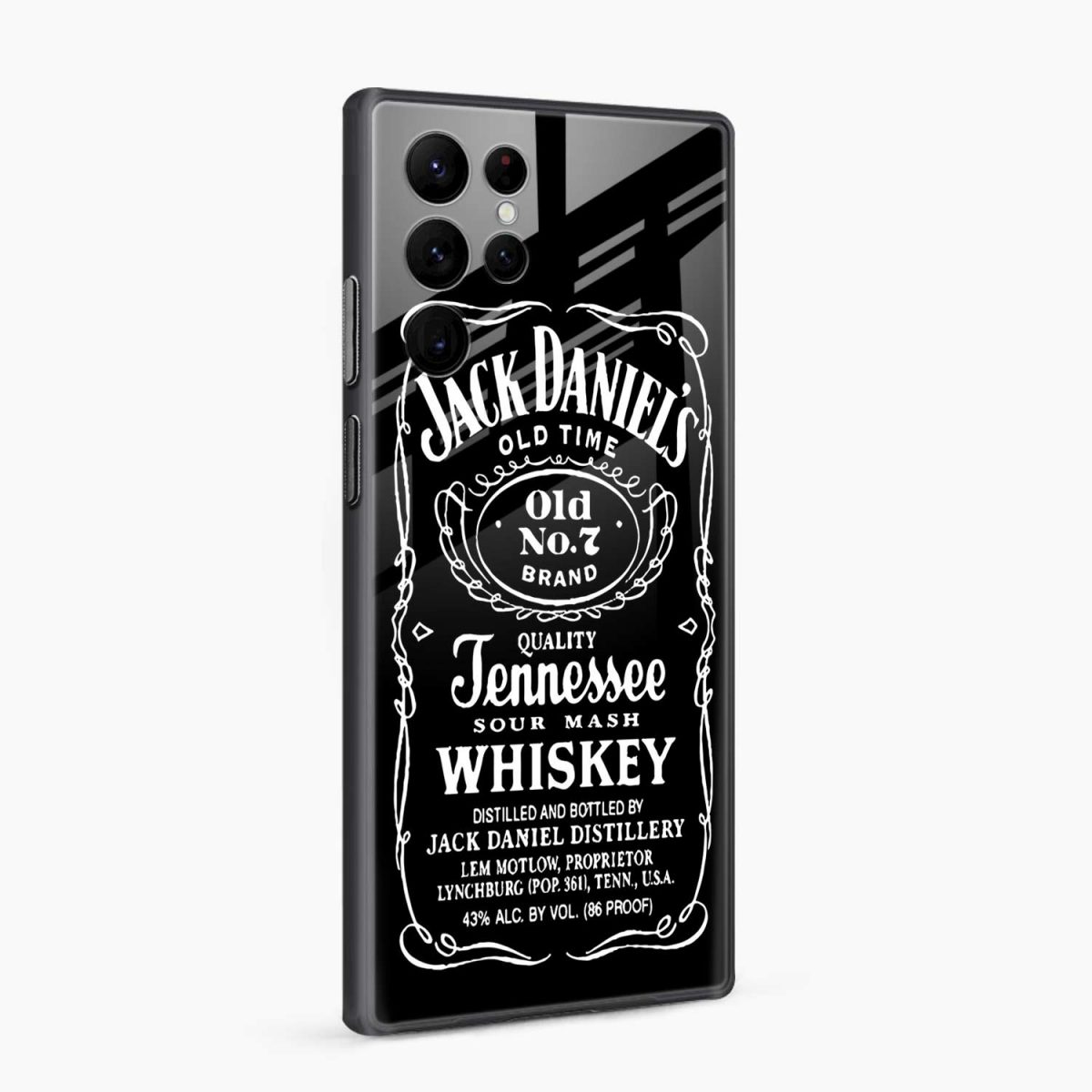 jack daniels samsung s22 ultra back cover side view