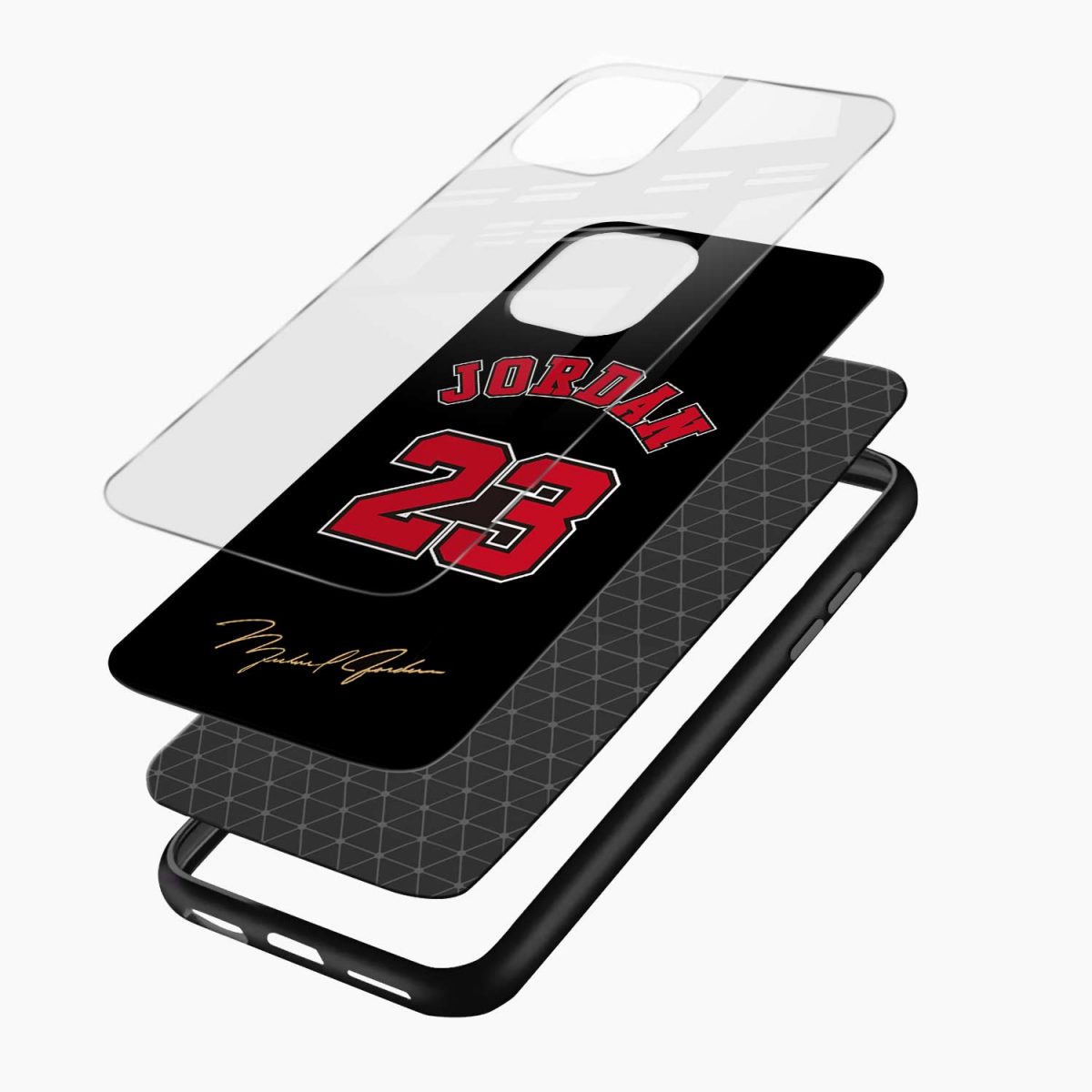 jordan iphone 14 pro back cover layers view