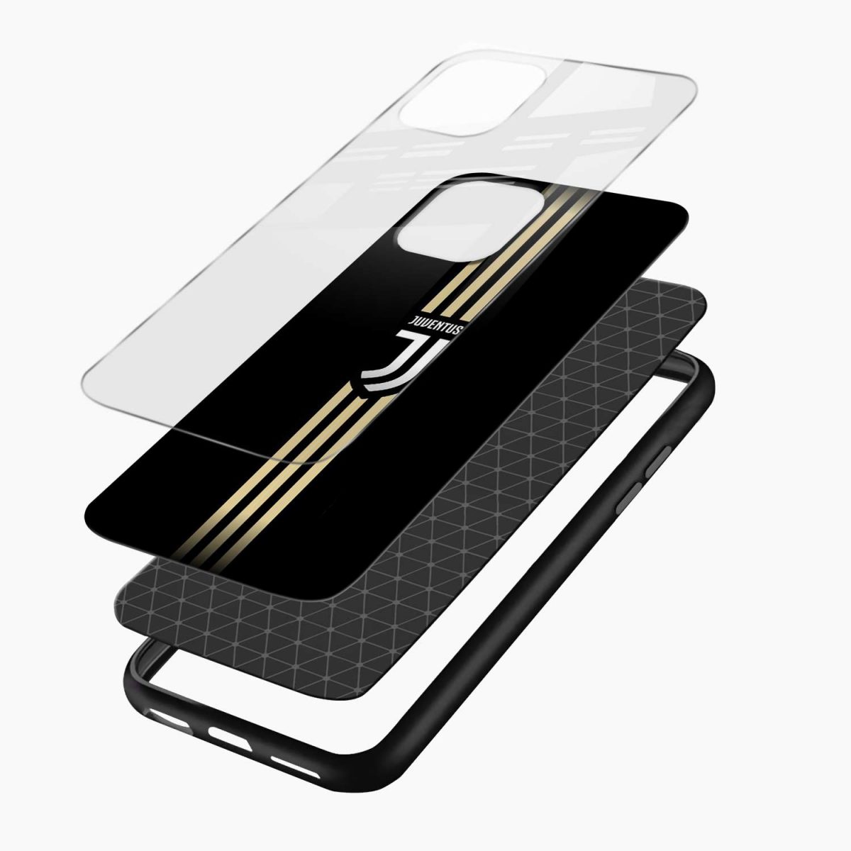 juventus golden strips iphone 14 pro back cover layers view