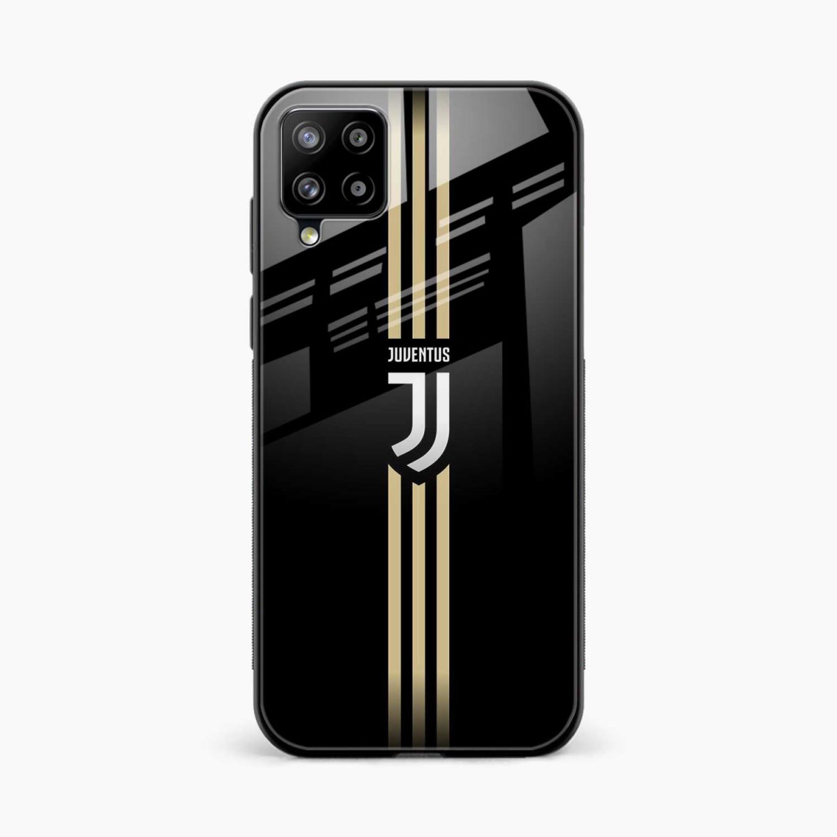 juventus golden strips samsung a42 back cover front view