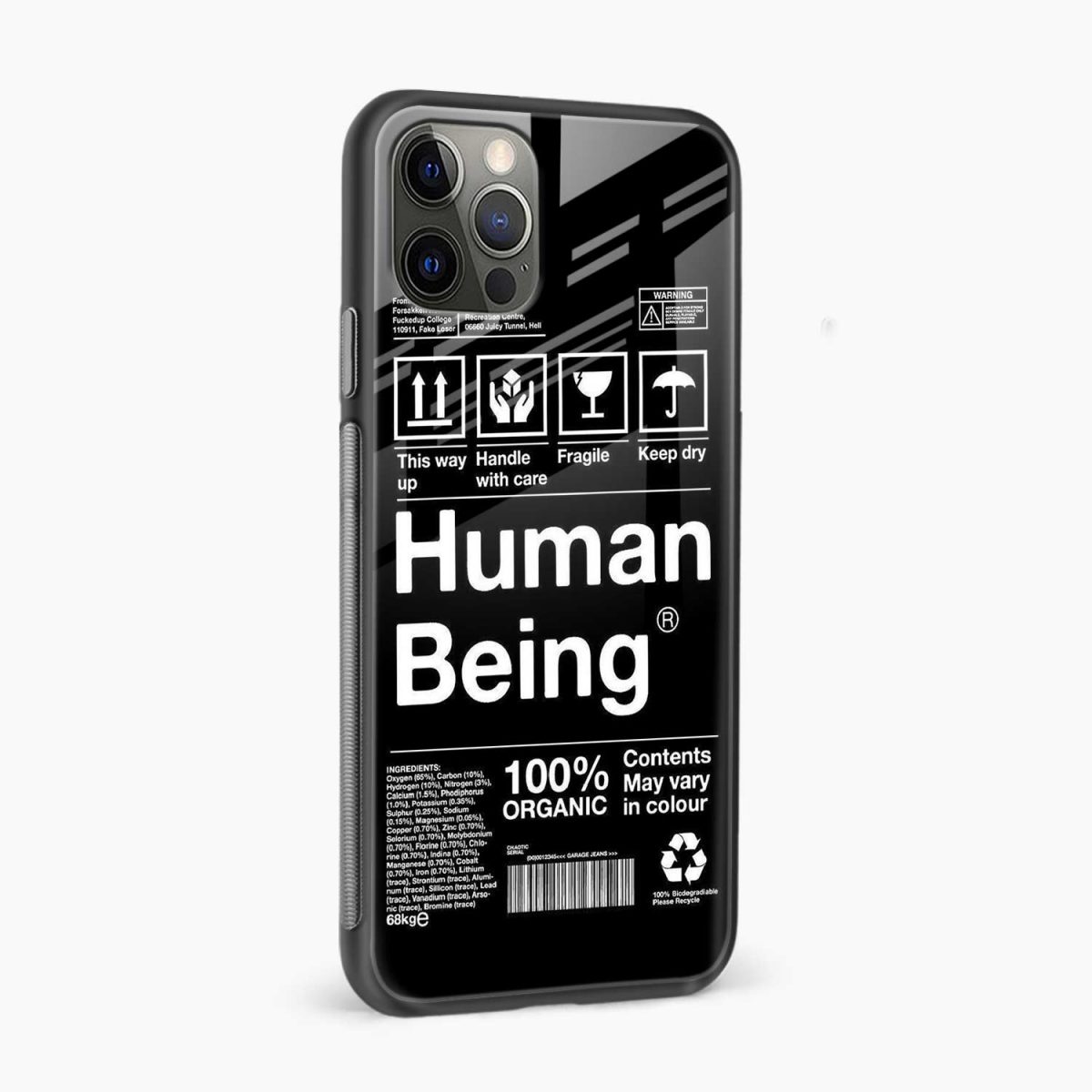 being human iphone 11 pro max back cover side view