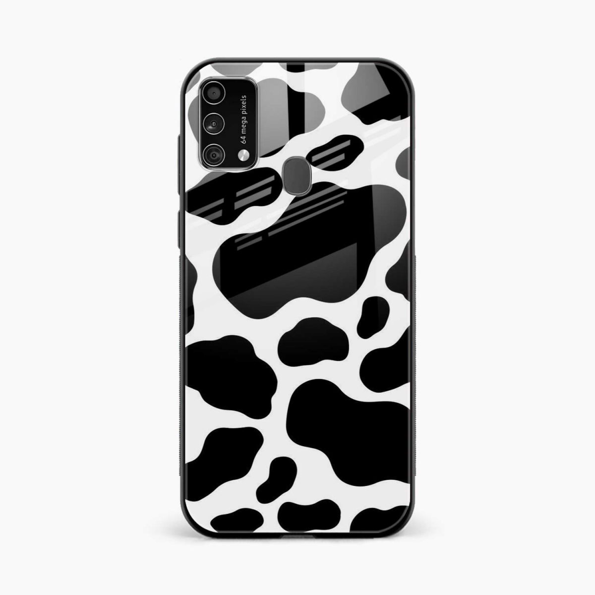 cow print samsung f41 back cover front view