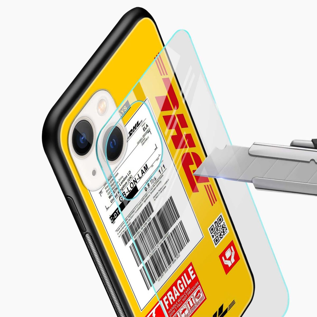 dhl iphone 14 plus back cover glass view