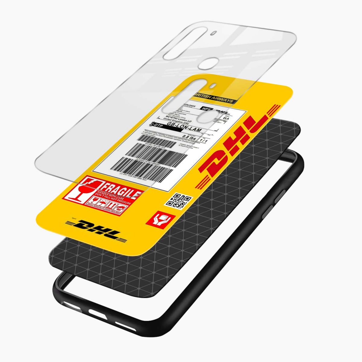 dhl samsung a21 back cover layers view