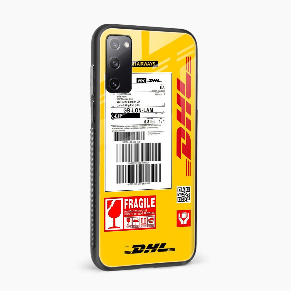 dhl samsung m52 back cover side view