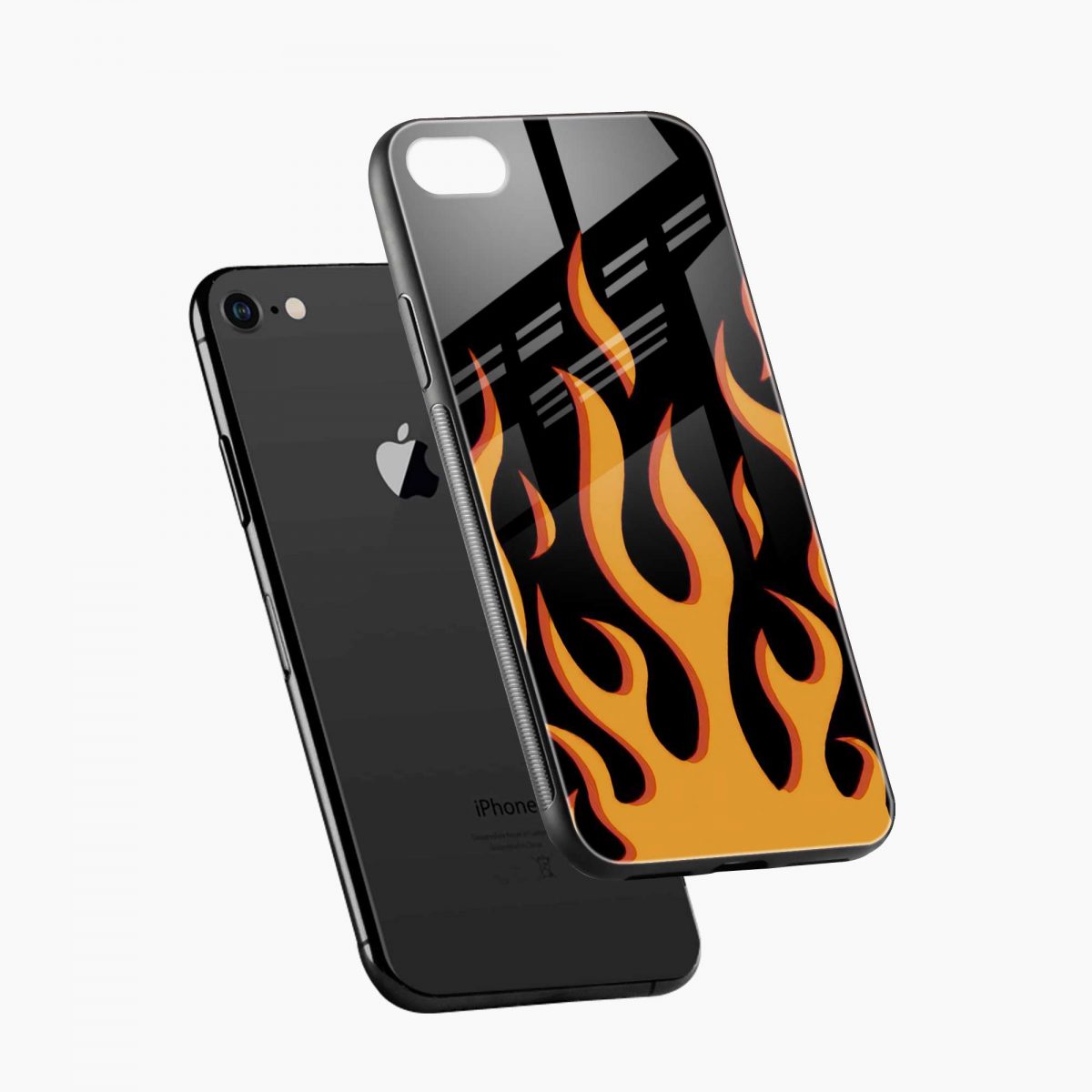 fire iphone 6s plus back cover diagonal view