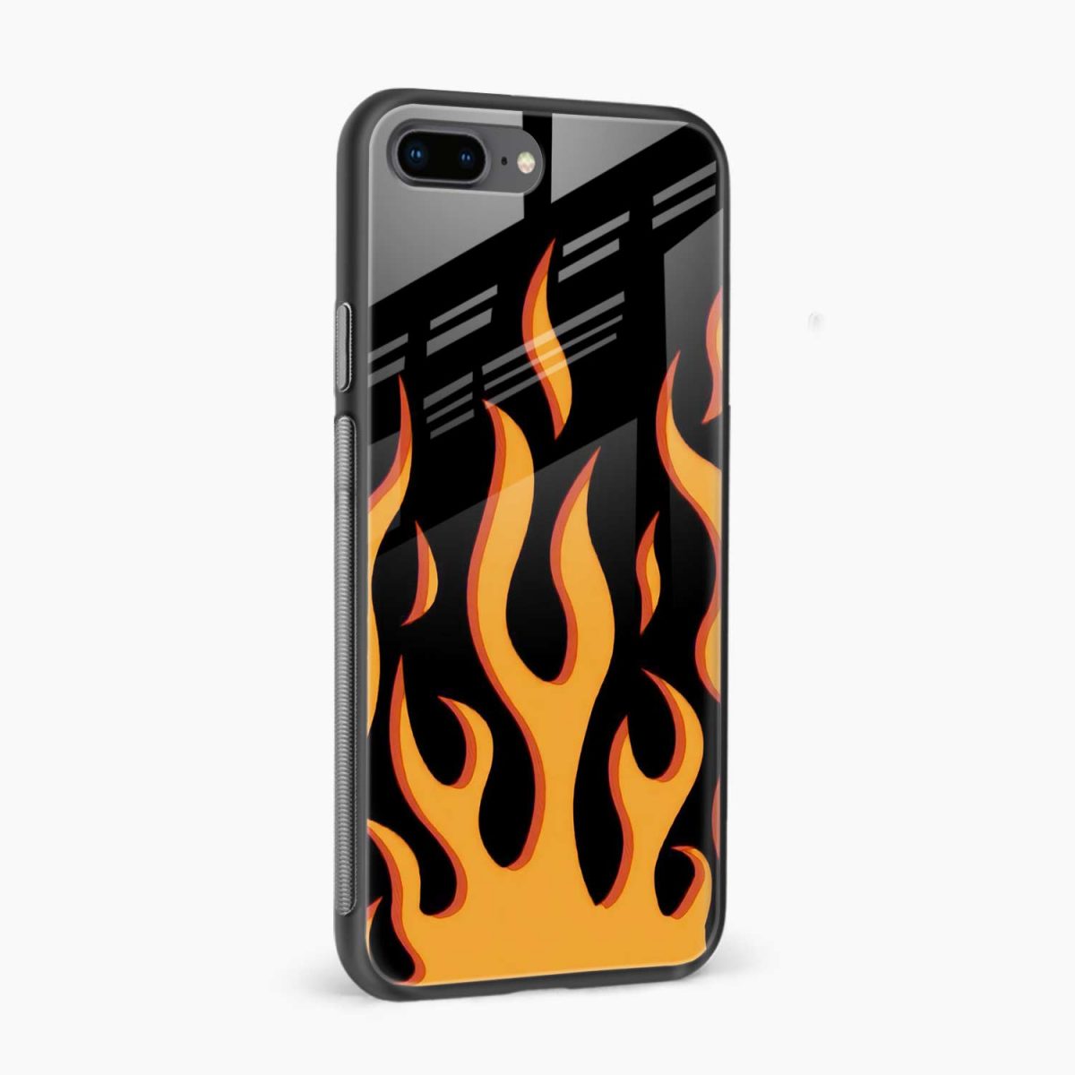 fire iphone 8 plus back cover side view