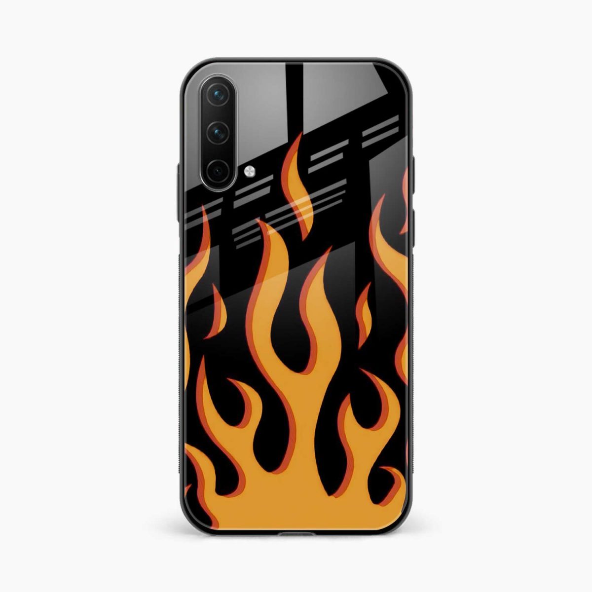 fire oneplus nord ce 5g back cover front view