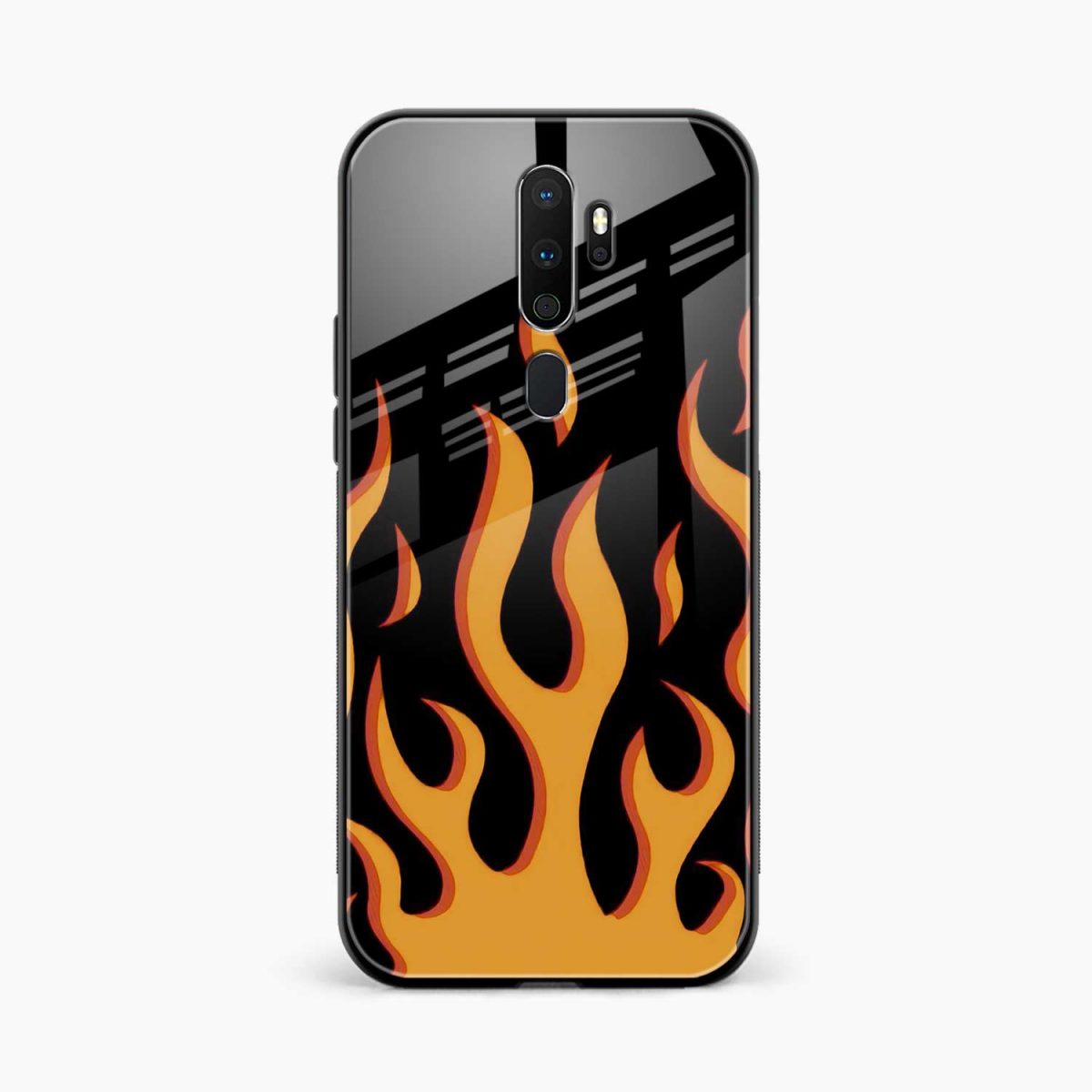 fire oppo a5 back cover front view