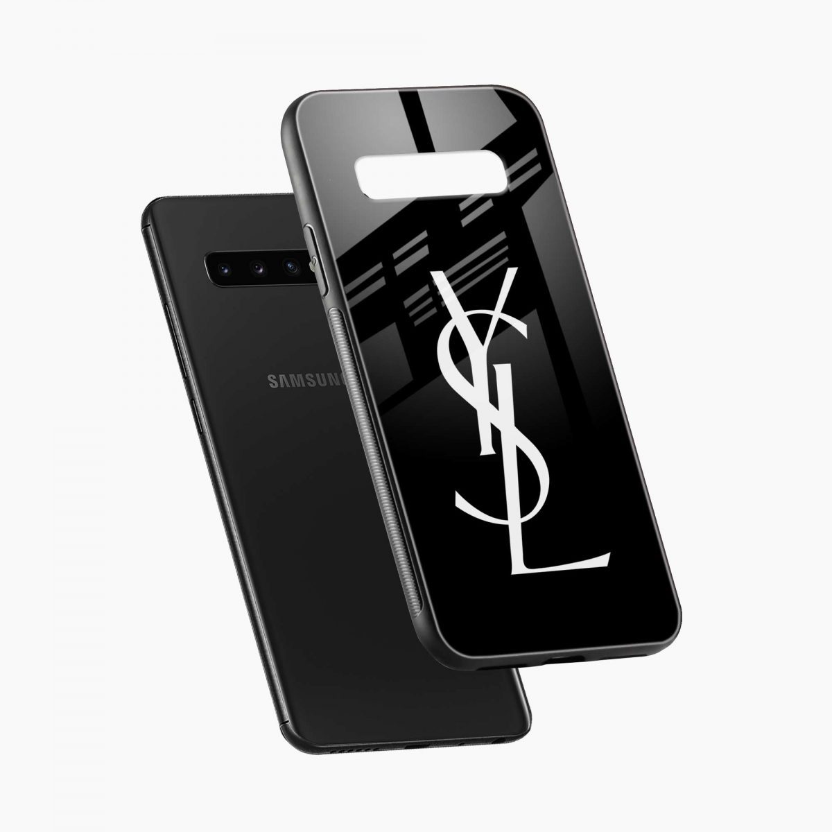 ysl samsung s10 plus back cover diagonal view