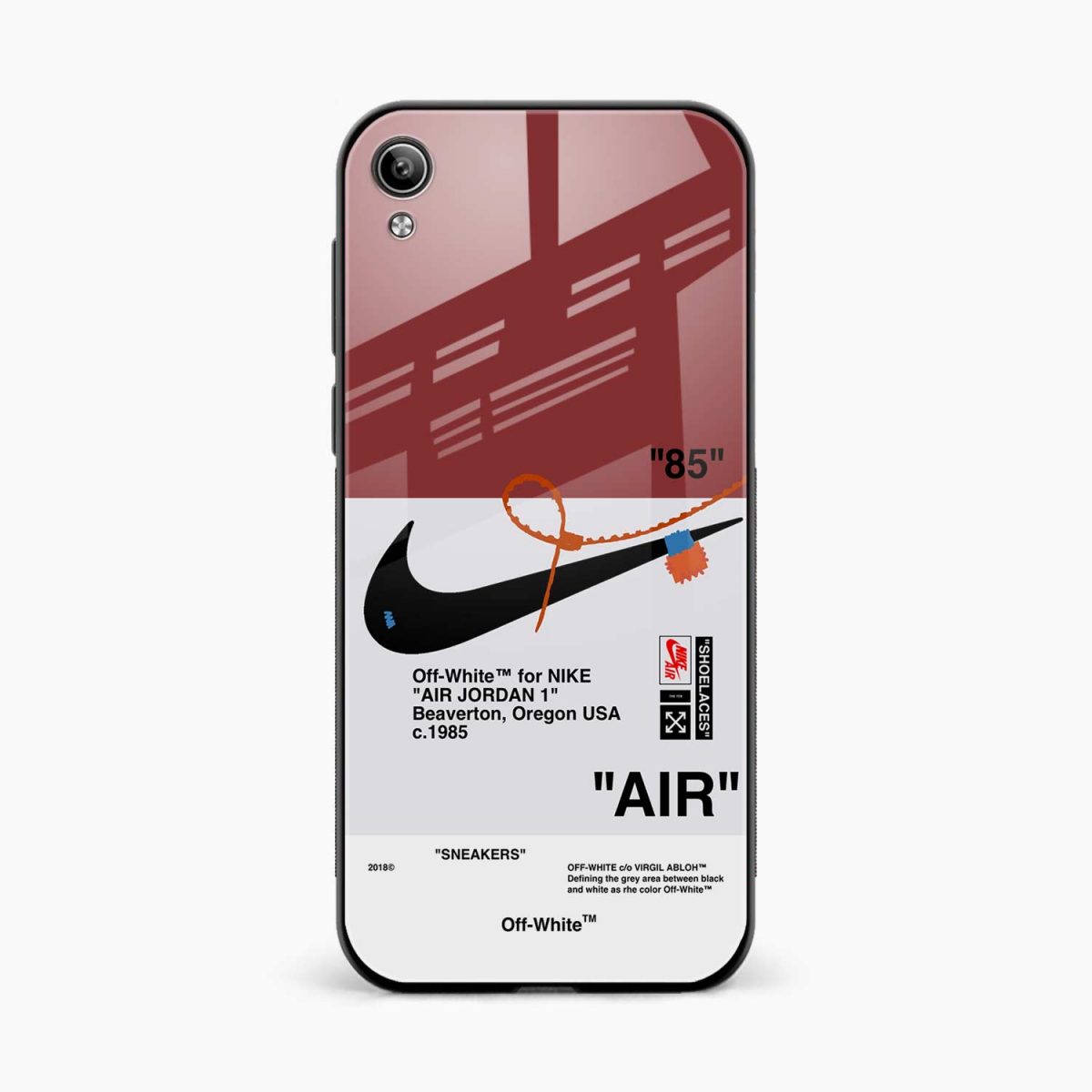 air off white vivo y90 back cover front view