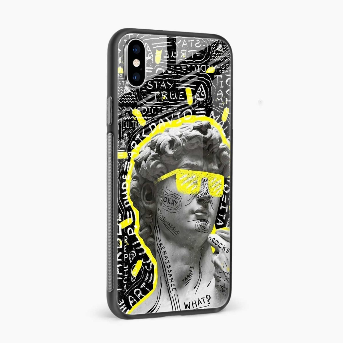 david iphone xs back cover side view