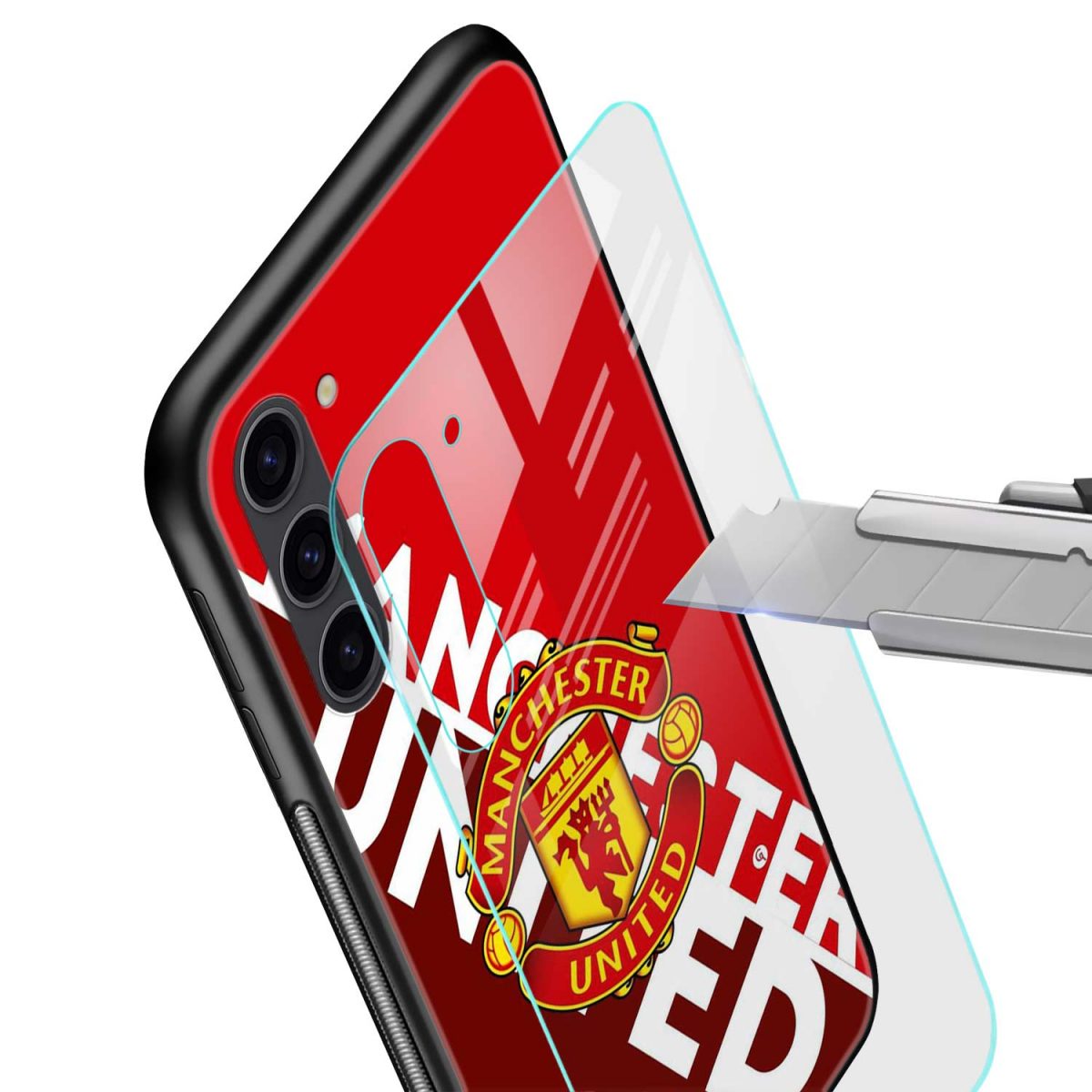 manchester united club samsung S23 back cover glass view