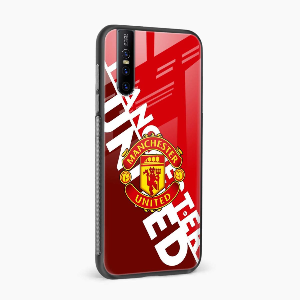 manchester united club vivo v15 pro back cover side view