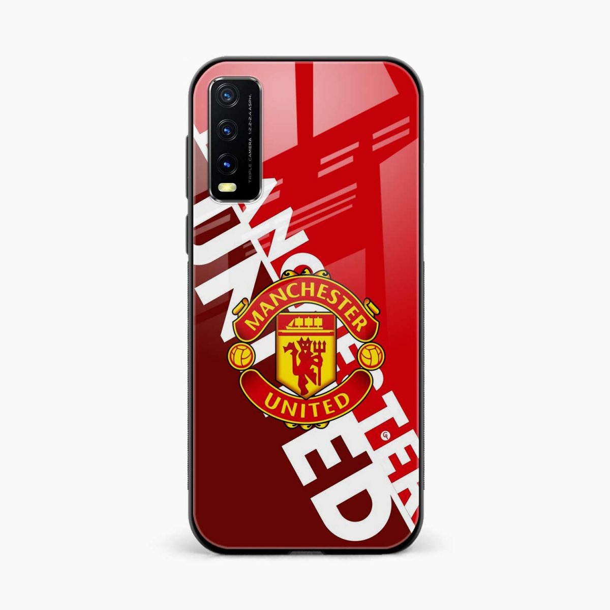 manchester united club vivo y30g back cover front view