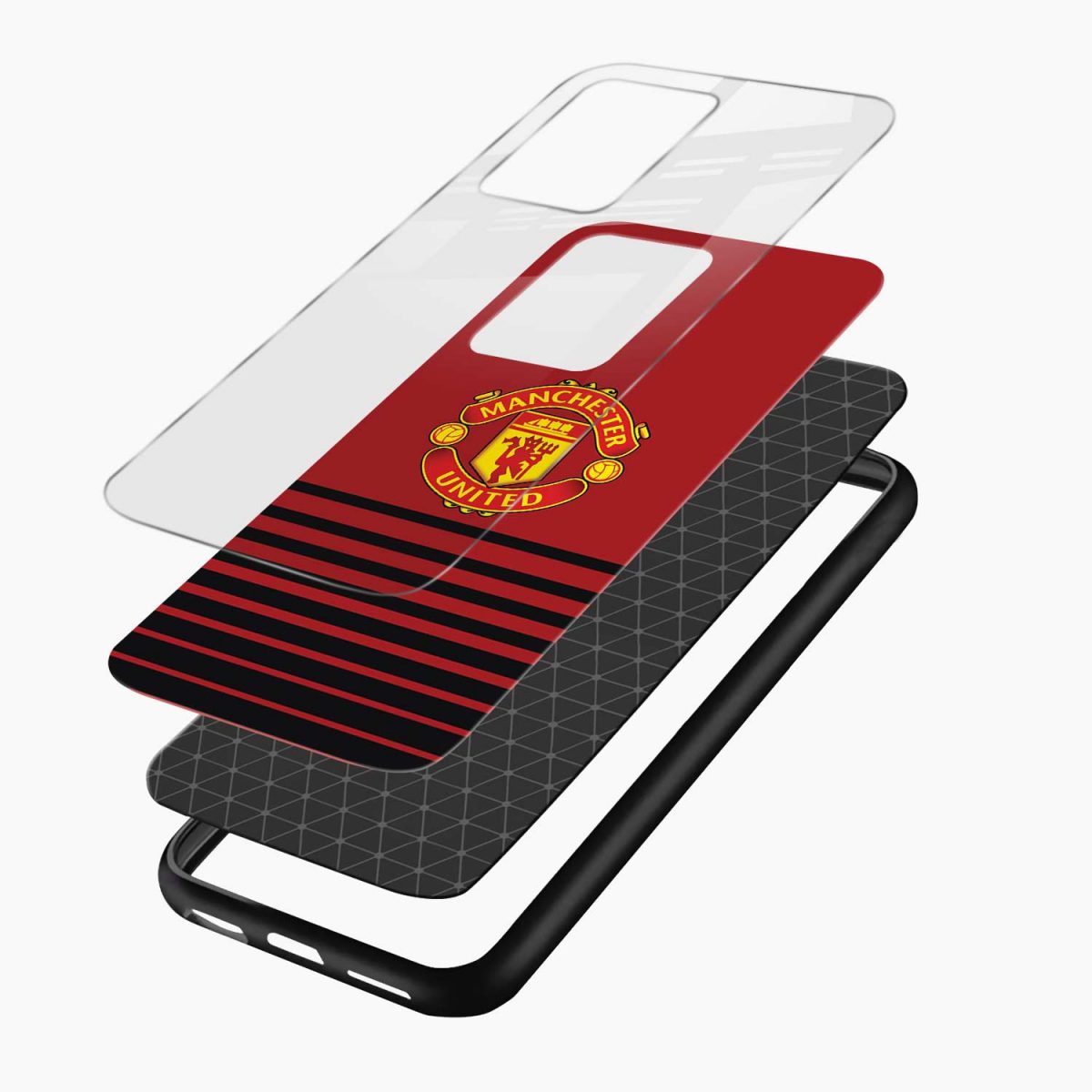 manchester united vivo y16 back cover layers view