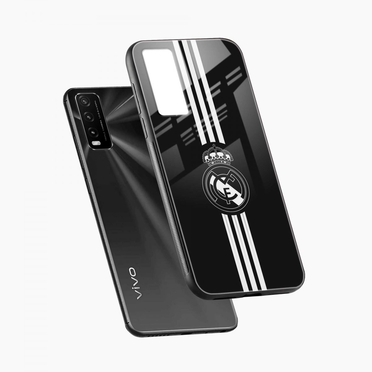 real madrid cf vivo y20i back cover diagonal view