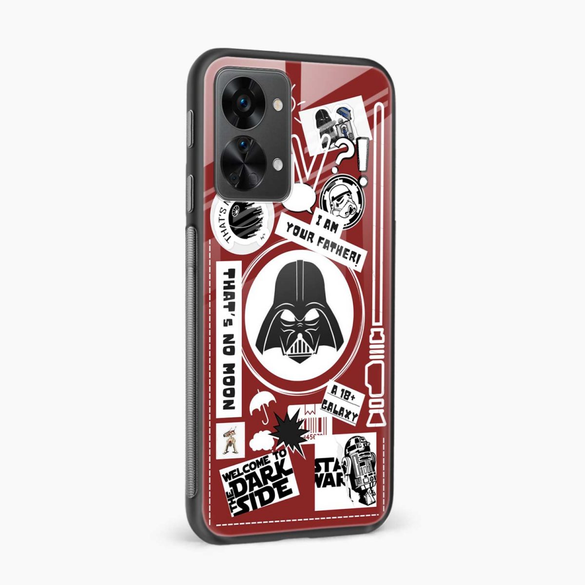 star wars oneplus nord 2t back cover side view