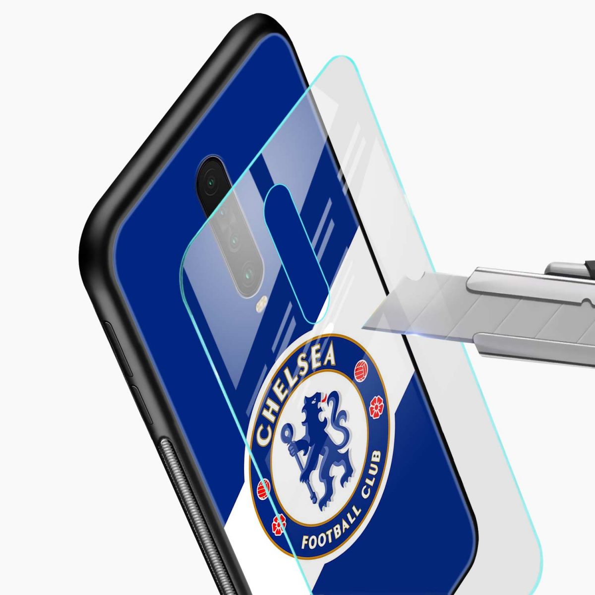 chelsea redmi k30 back cover glass view