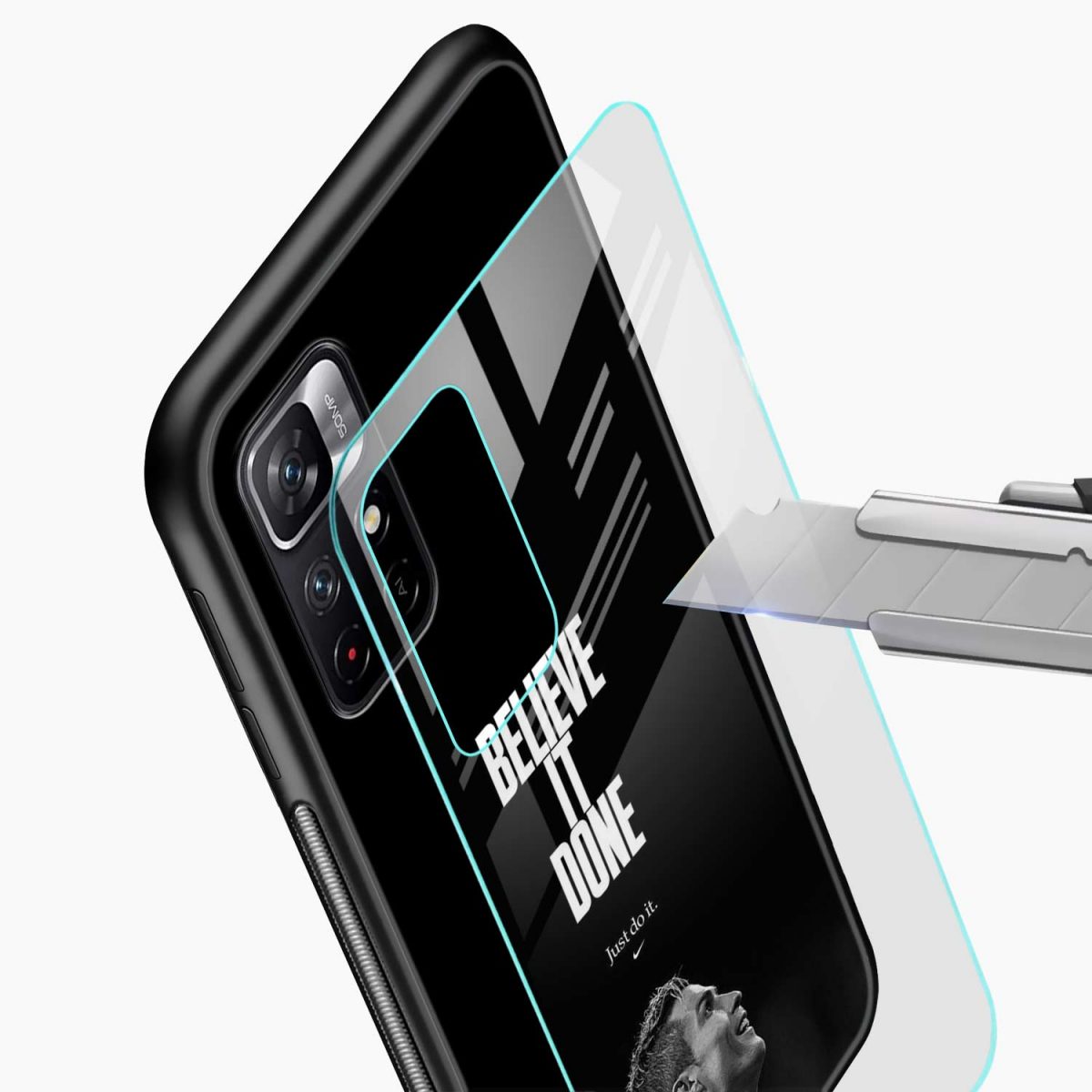 cristiano ronaldo redmi note 11s 5g back cover glass view
