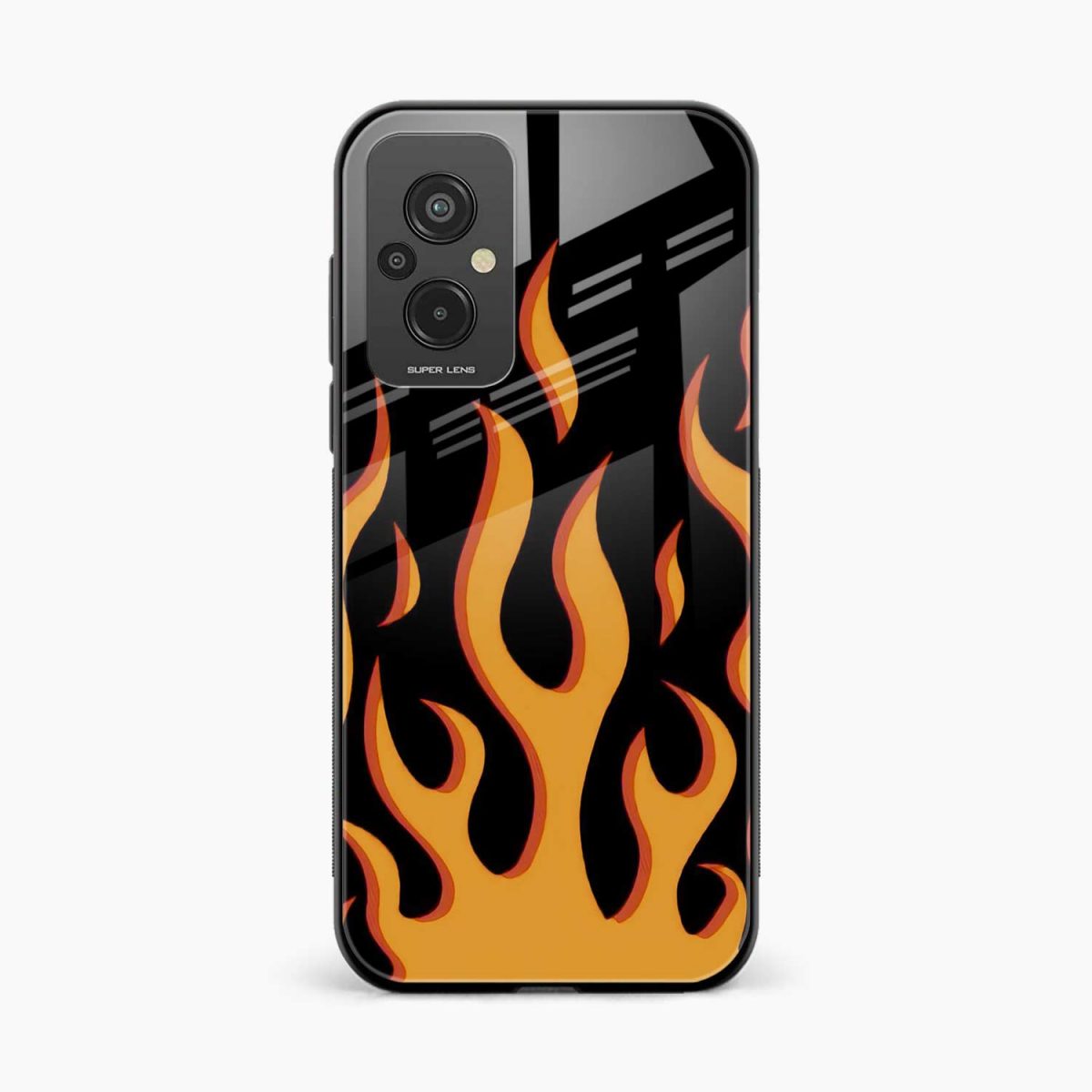 fire redmi 11 prime back cover front view