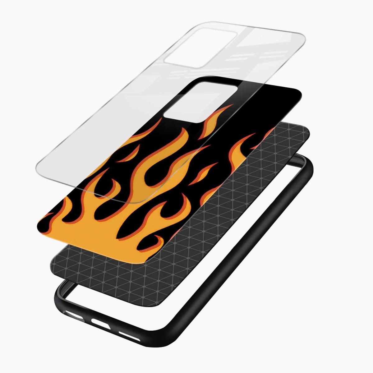 fire vivo t1 5g back cover layers view