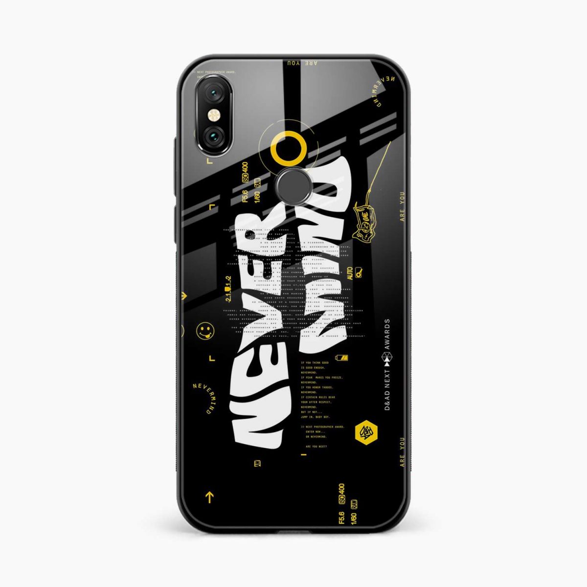 never mind xiaomi mi a2 lite back cover front view