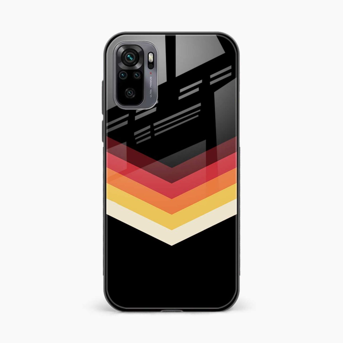 rewind strips pattern redmi note 10 back cover front view