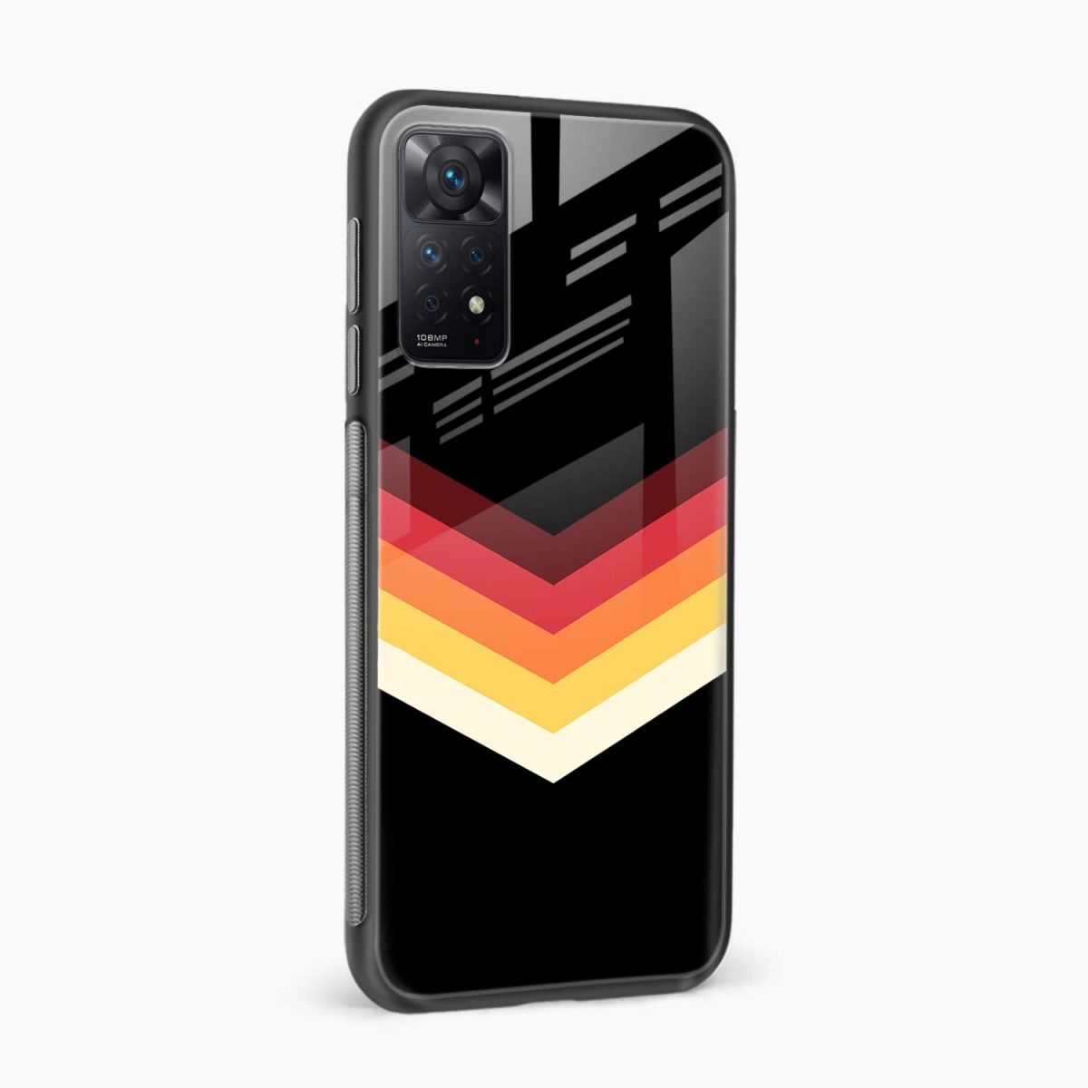 rewind strips pattern redmi note 11 back cover side view