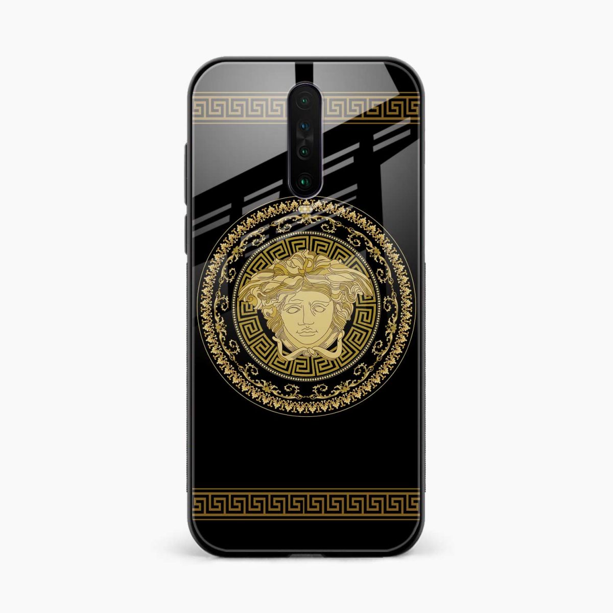 versace golden redmi k30i back cover front view