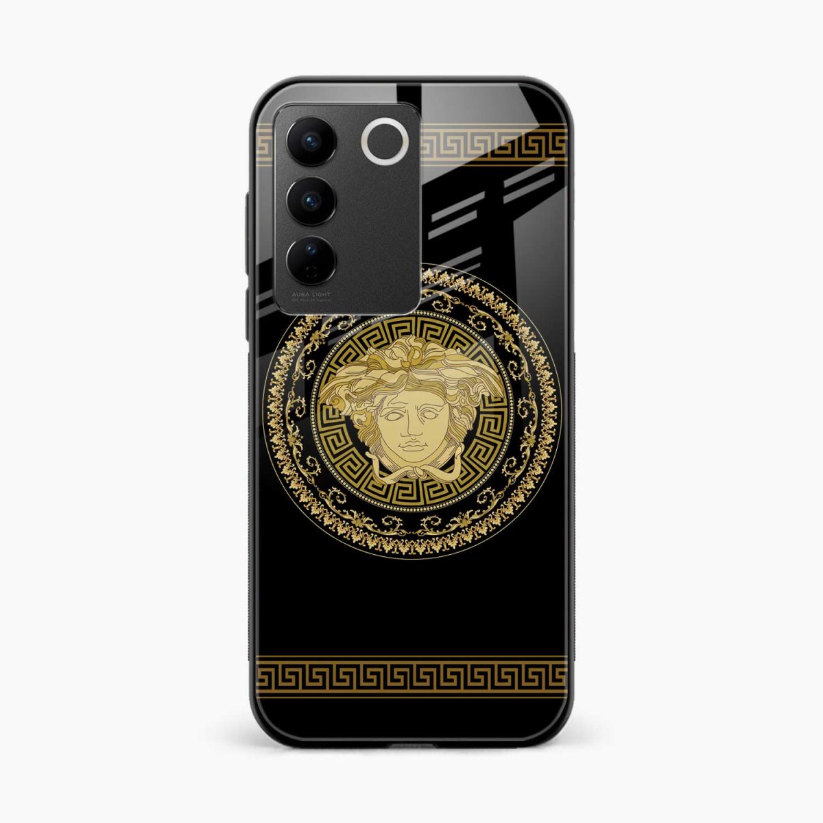 versace golden vivo v27 pro back cover front view