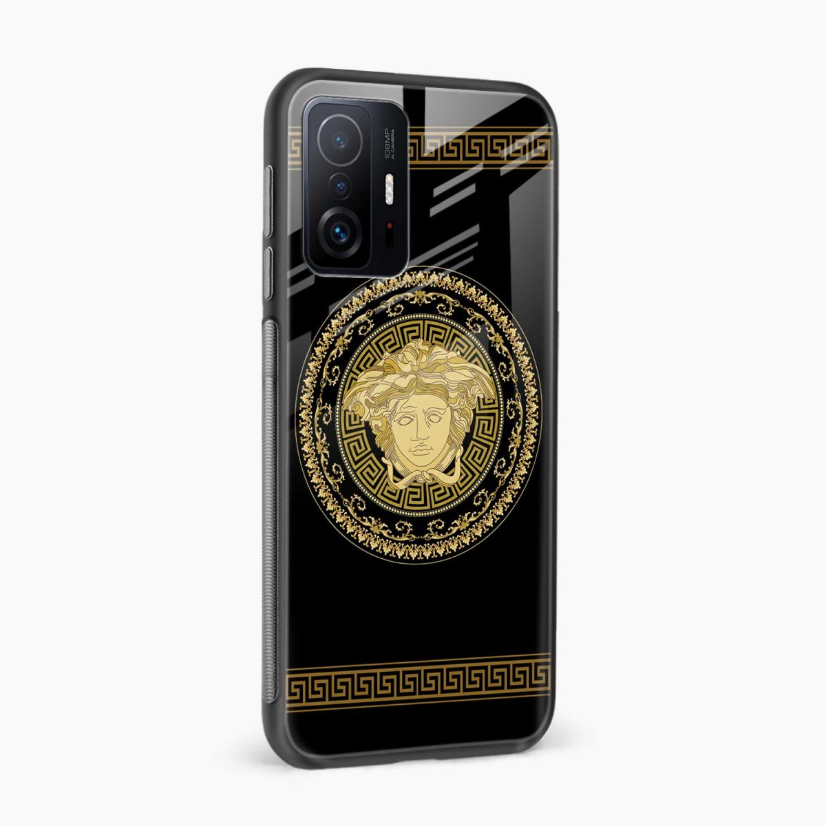 versace golden xiaomi mi 11t pro back cover side view