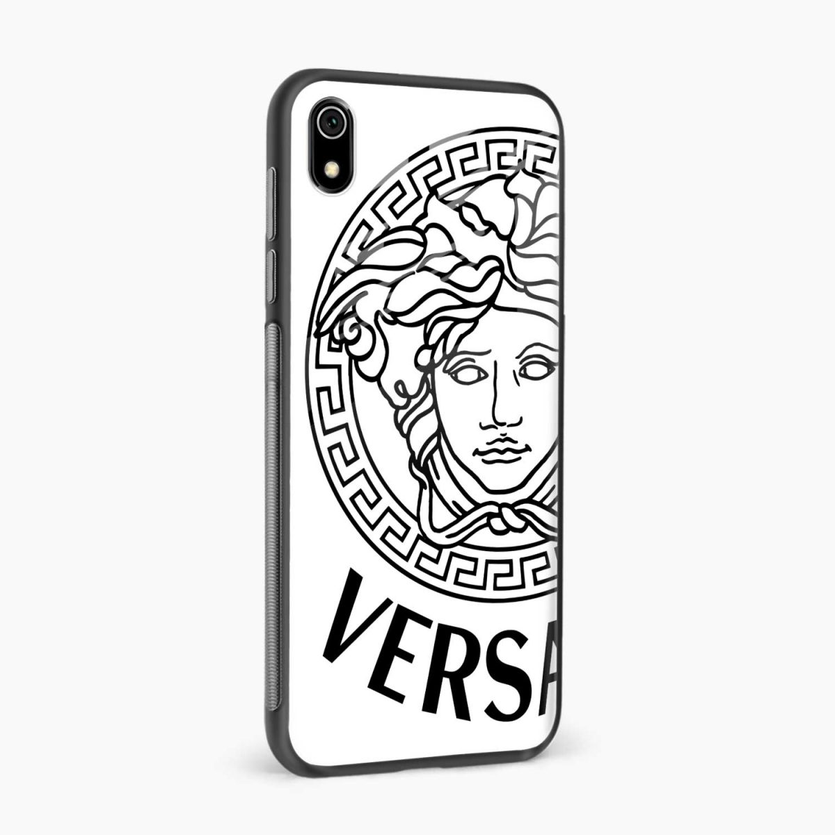 versace white redmi 7A back cover side view