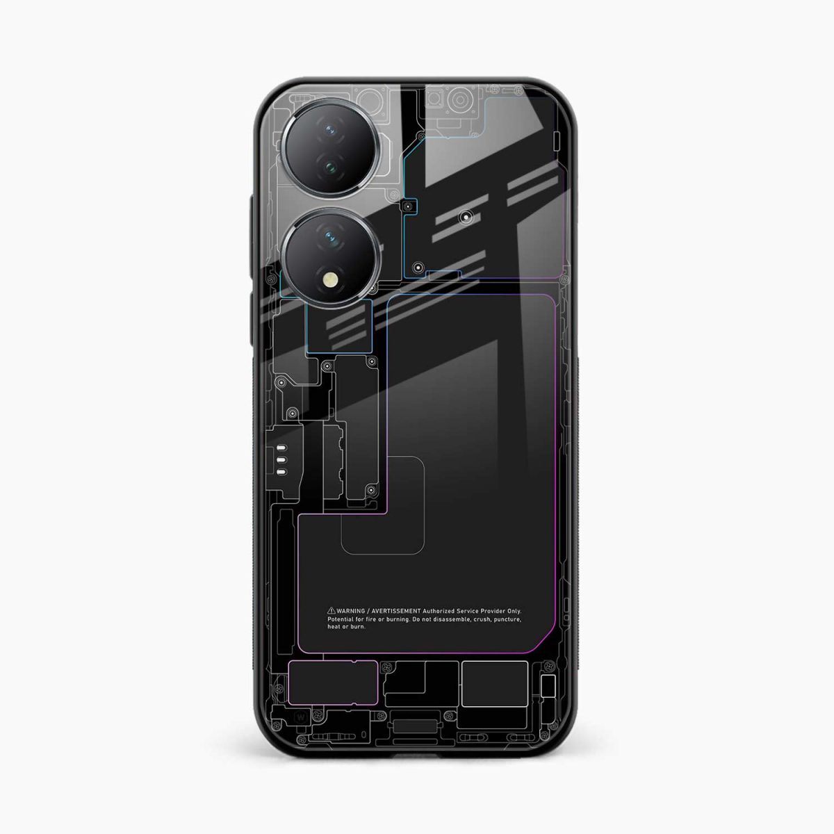 inside vivo y100 back cover front view