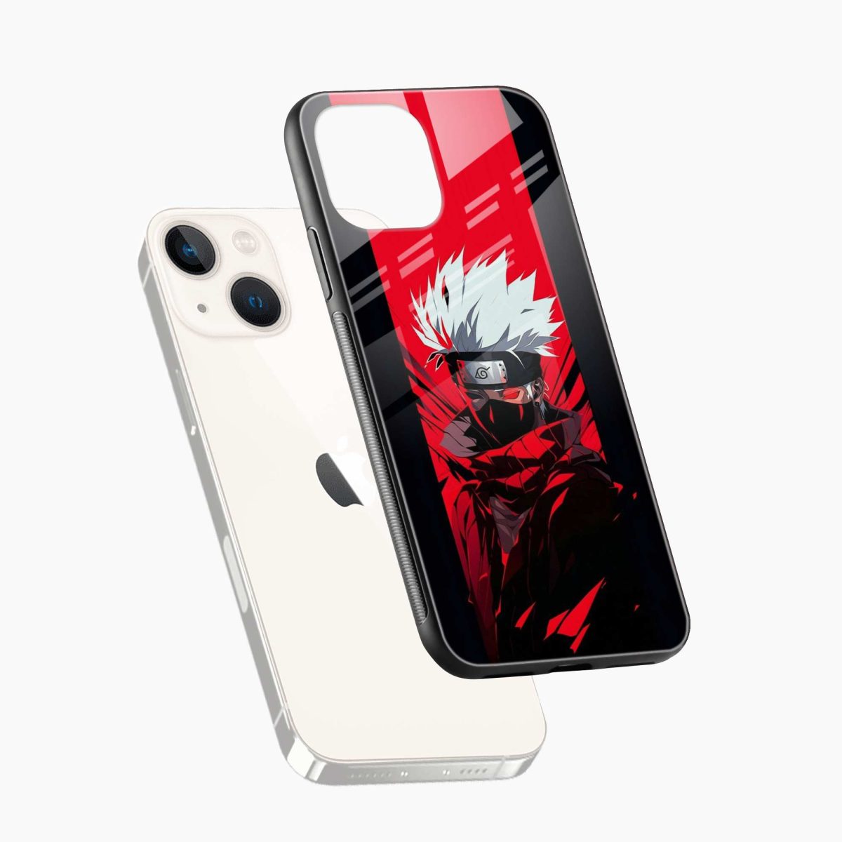 kakashi iphone 14 plus back cover diagonal view