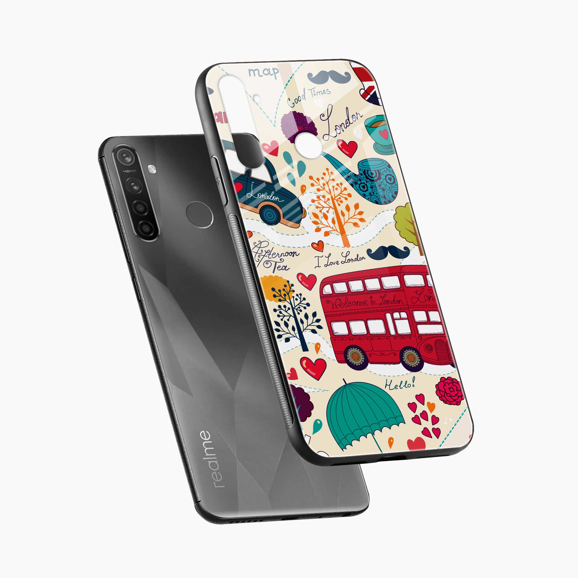 Solimo Realme 5i Back Cover Amazon Solimo Realme Rainbow Cover