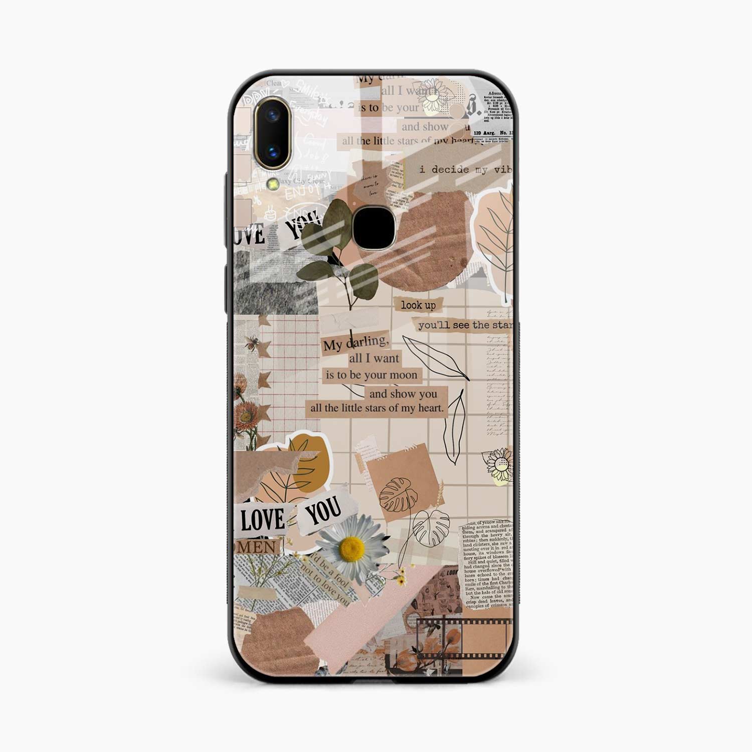 Vivo Y91 Vivo Y93 1814 Back Cover Vivo 1814 Flip Cover Transparent