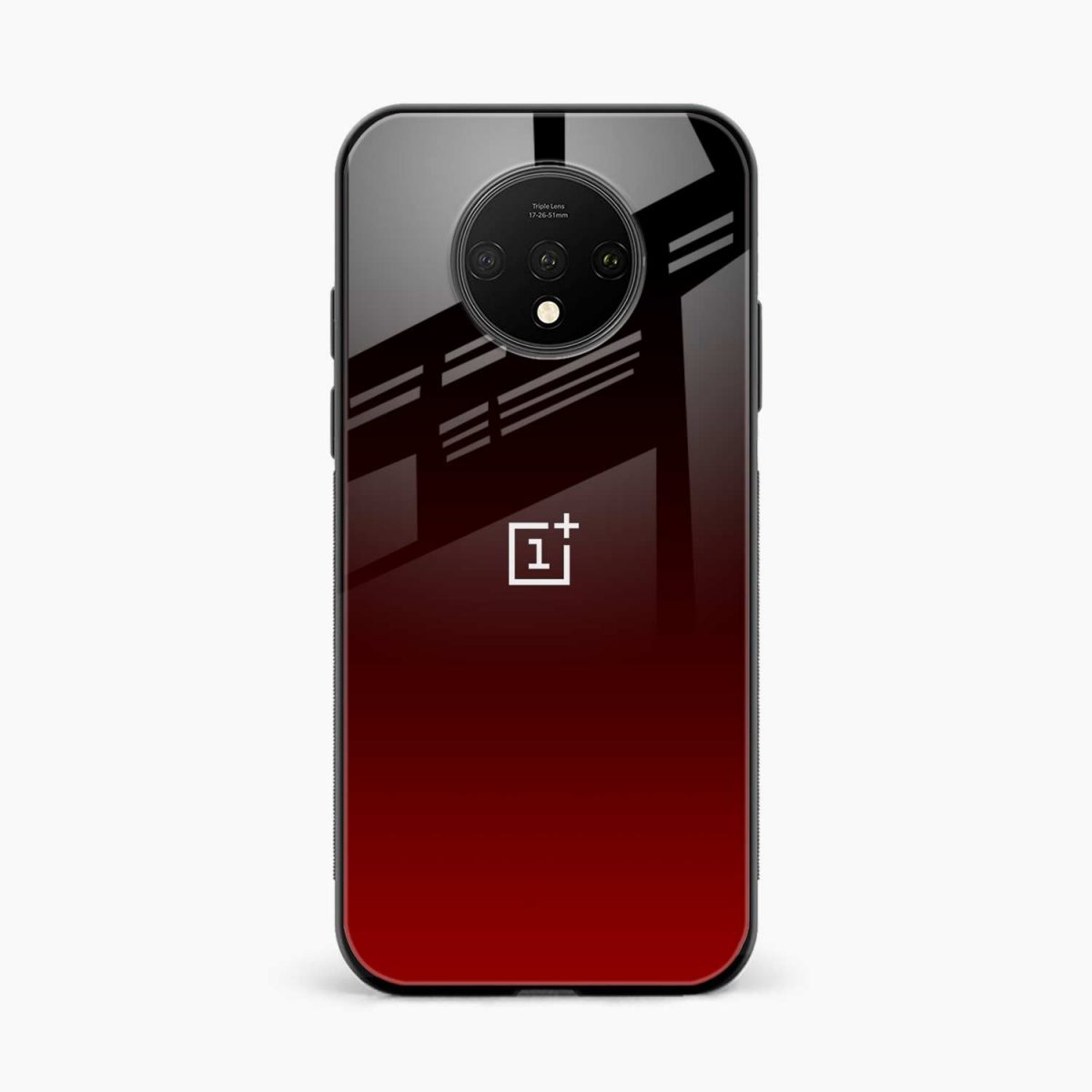 red wine oneplus 7t back cover front view