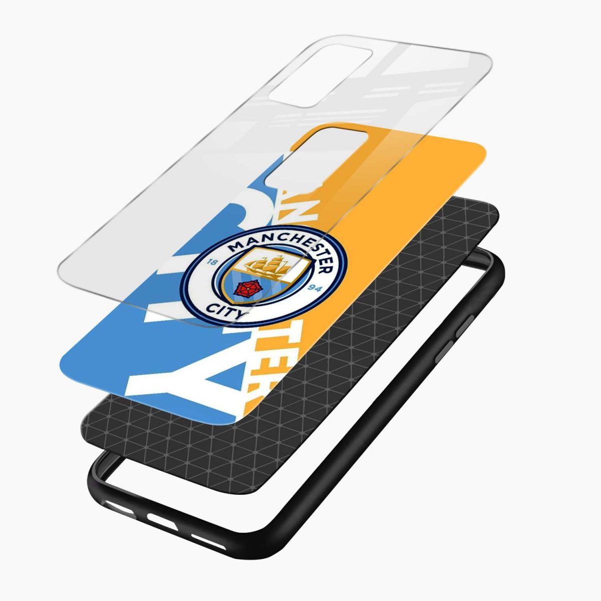 manchester city club samsung a31 back cover layers view