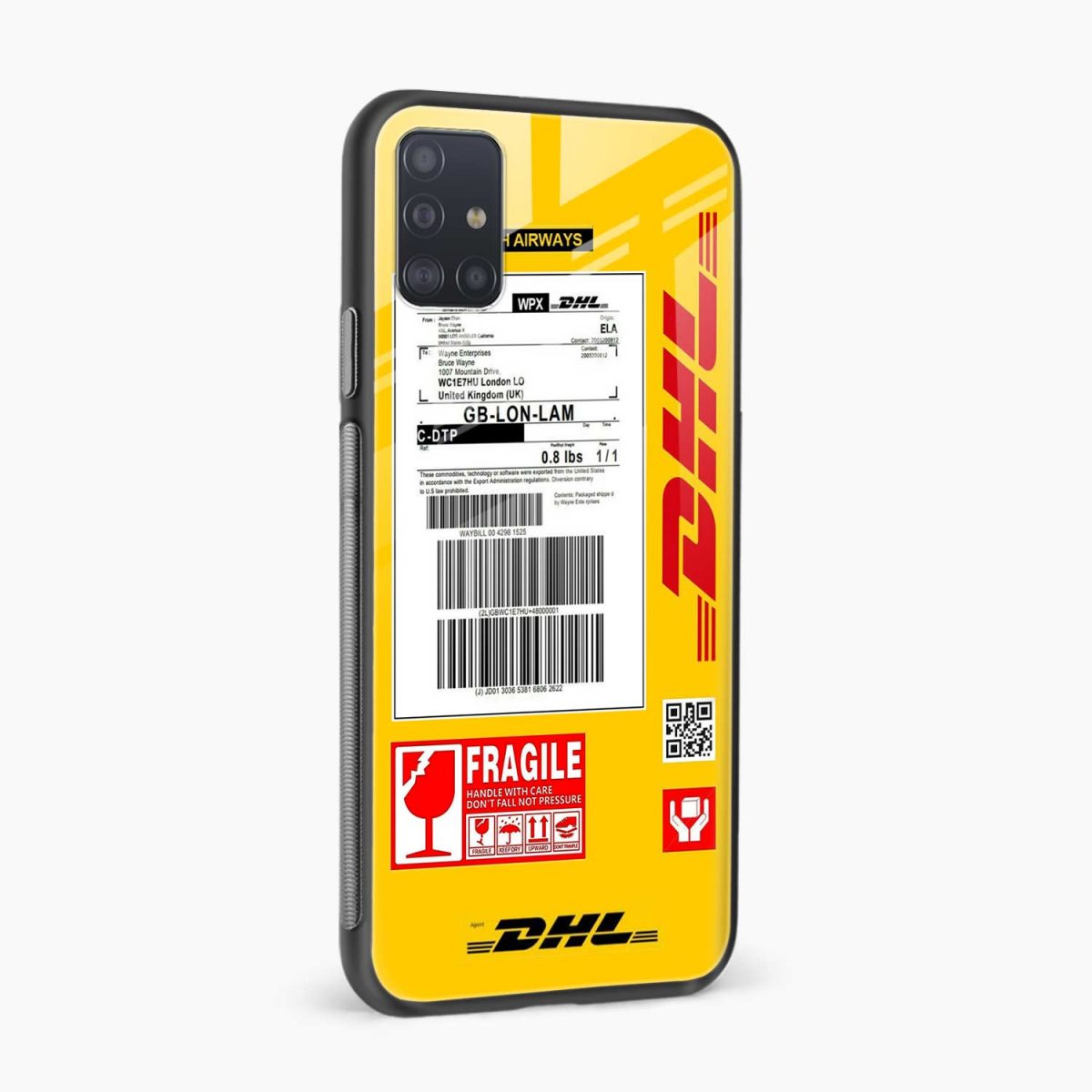 dhl samsung a71 back cover side view