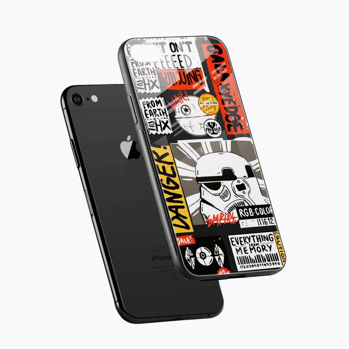 stormtrooper iphone 6s plus back cover diagonal view